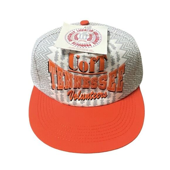 NWT University of Tennessee Volunteers Script Snapback Hat USA VTG 90s Men RARE